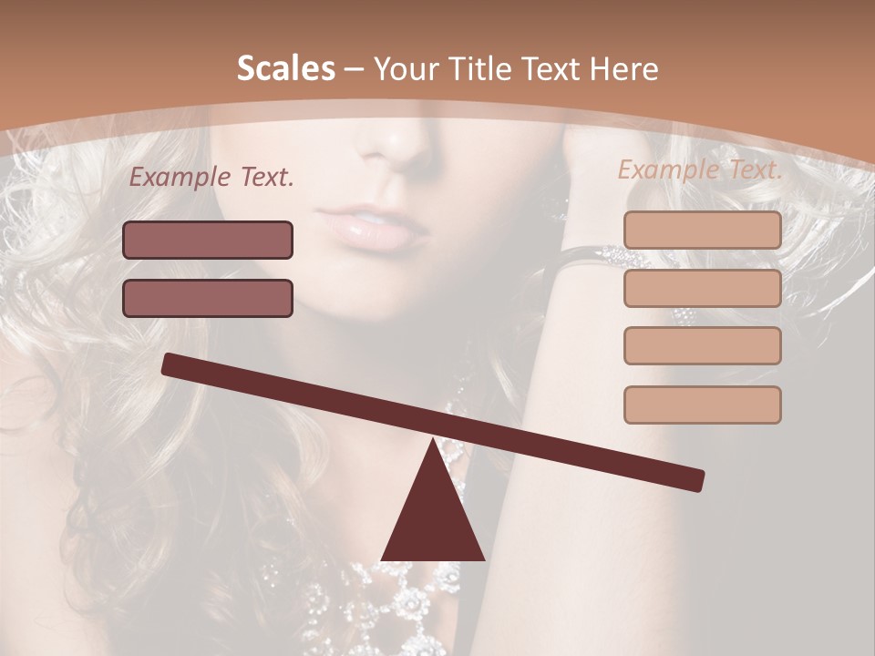 Dress Hand Makeup PowerPoint Template