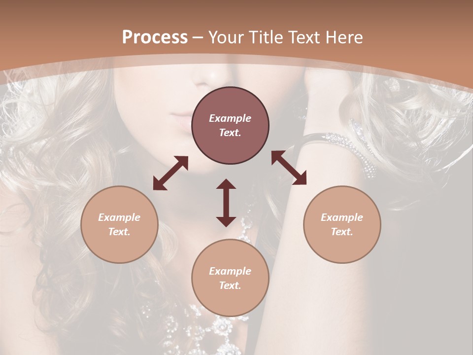 Dress Hand Makeup PowerPoint Template
