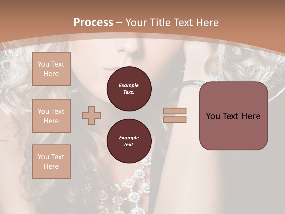 Dress Hand Makeup PowerPoint Template