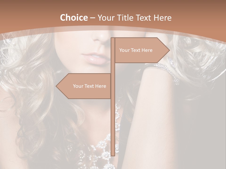 Dress Hand Makeup PowerPoint Template