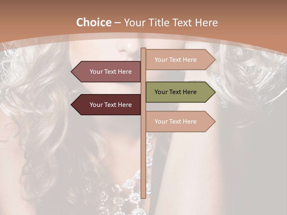 Dress Hand Makeup PowerPoint Template