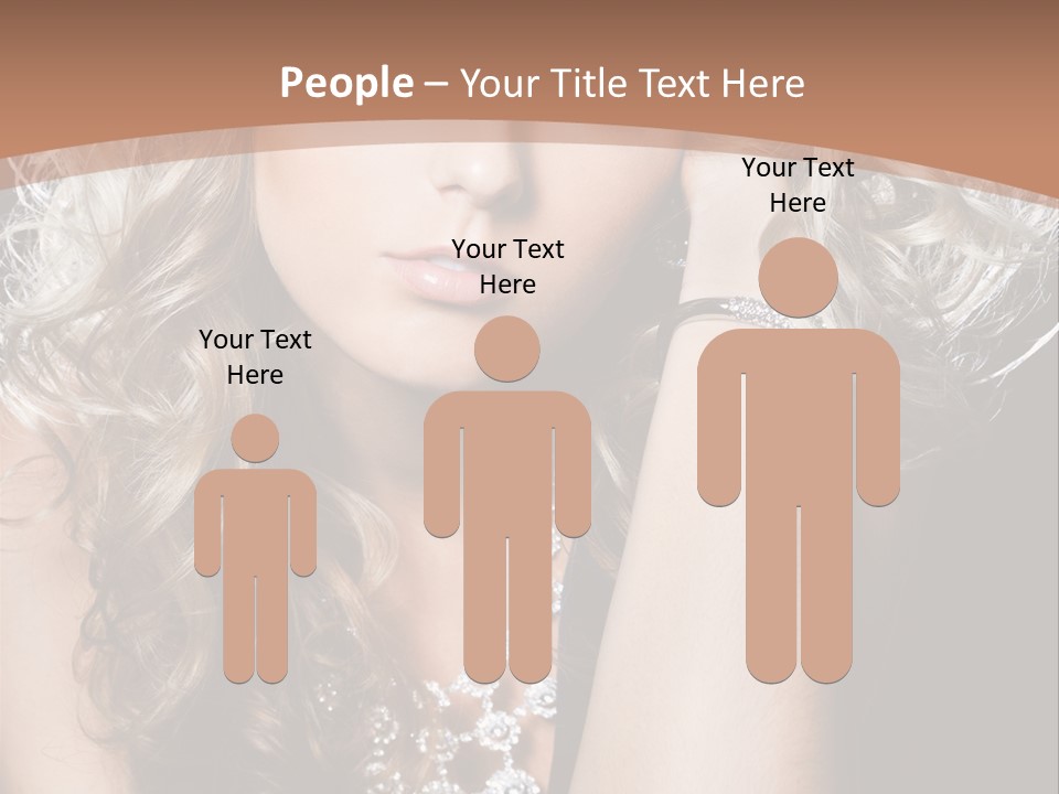 Dress Hand Makeup PowerPoint Template