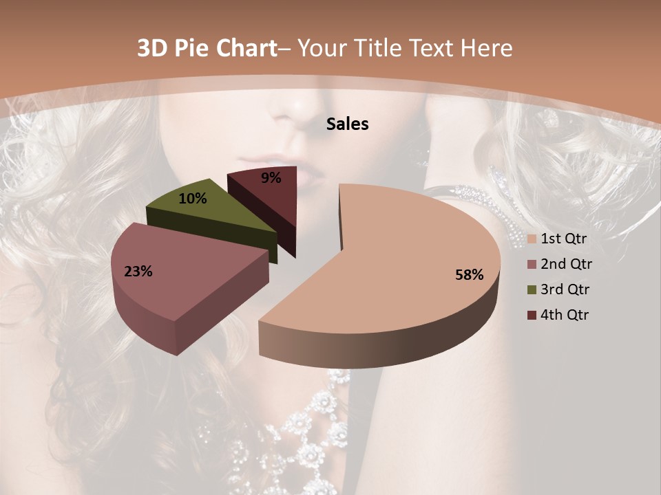 Dress Hand Makeup PowerPoint Template