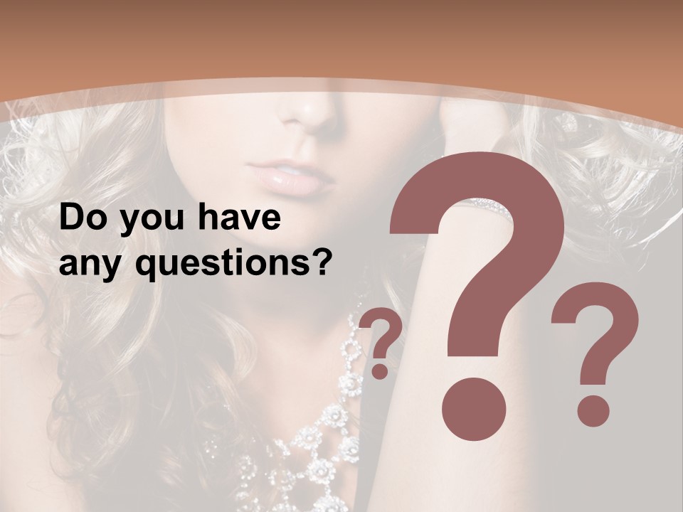 Dress Hand Makeup PowerPoint Template