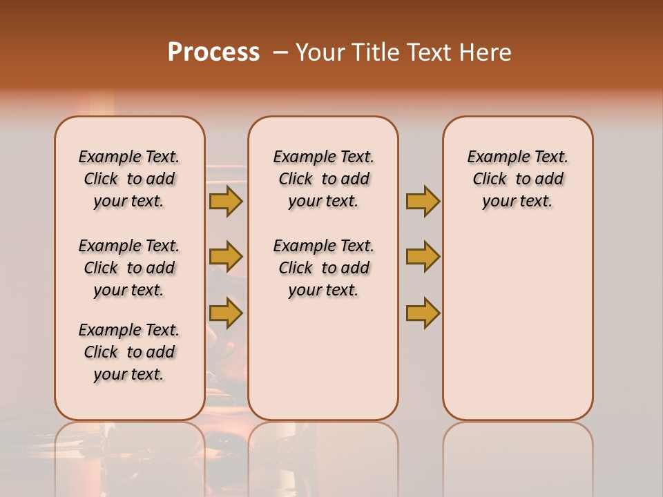 On The Rocks Color Image Cocktail PowerPoint Template