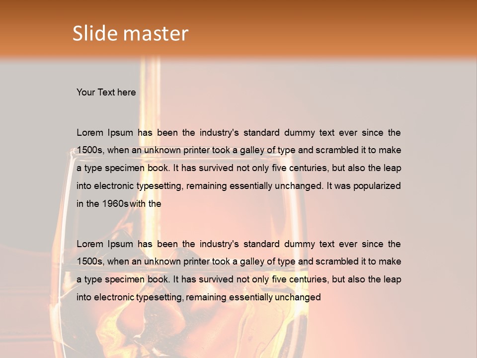 Spirits Whisky Liquid PowerPoint Template