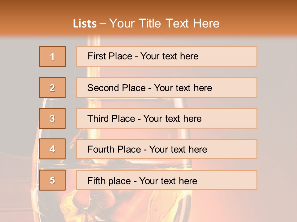 Spirits Whisky Liquid PowerPoint Template