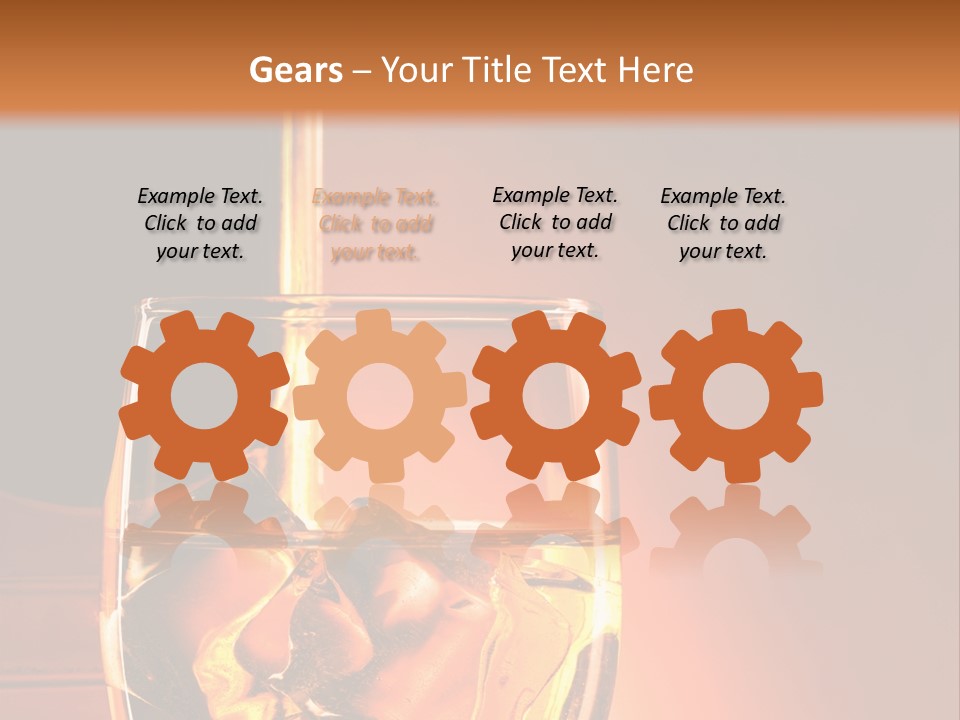 Spirits Whisky Liquid PowerPoint Template