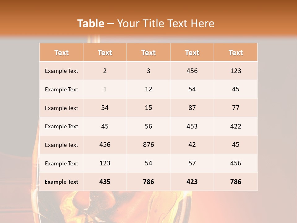 Spirits Whisky Liquid PowerPoint Template