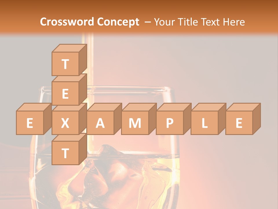 Spirits Whisky Liquid PowerPoint Template