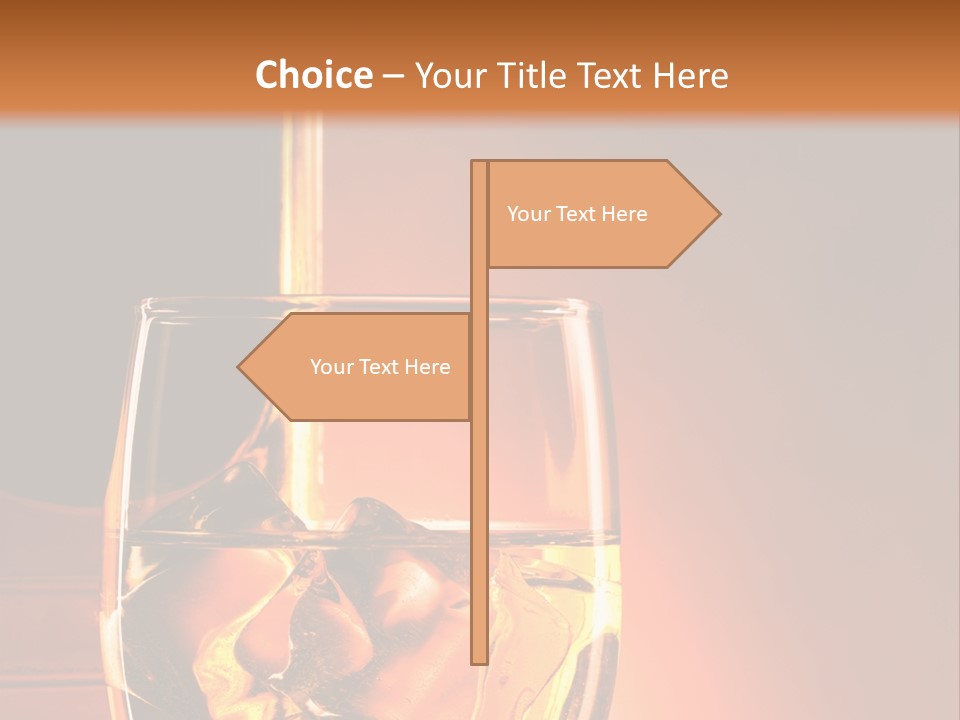Spirits Whisky Liquid PowerPoint Template