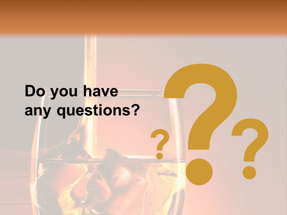 Spirits Whisky Liquid PowerPoint Template