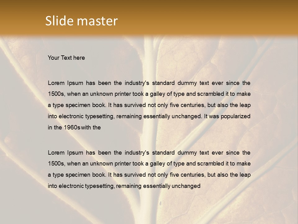 Nature Lounge PowerPoint Template