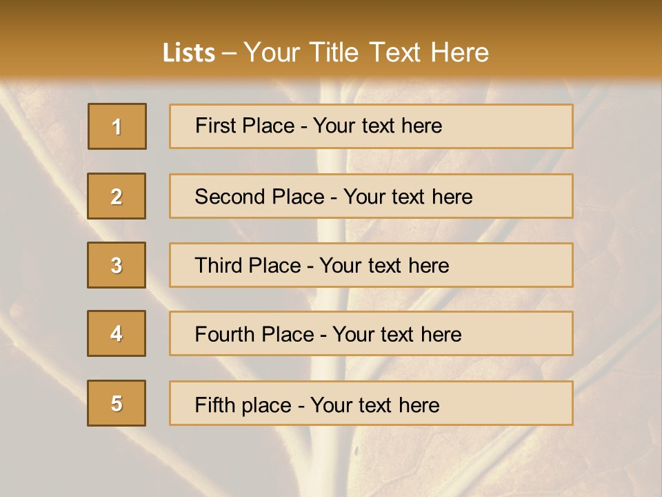 Nature Lounge PowerPoint Template
