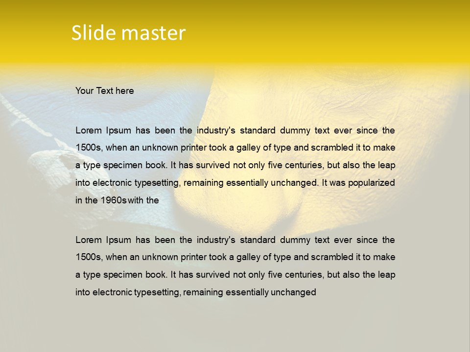 Facial Paint Evil PowerPoint Template