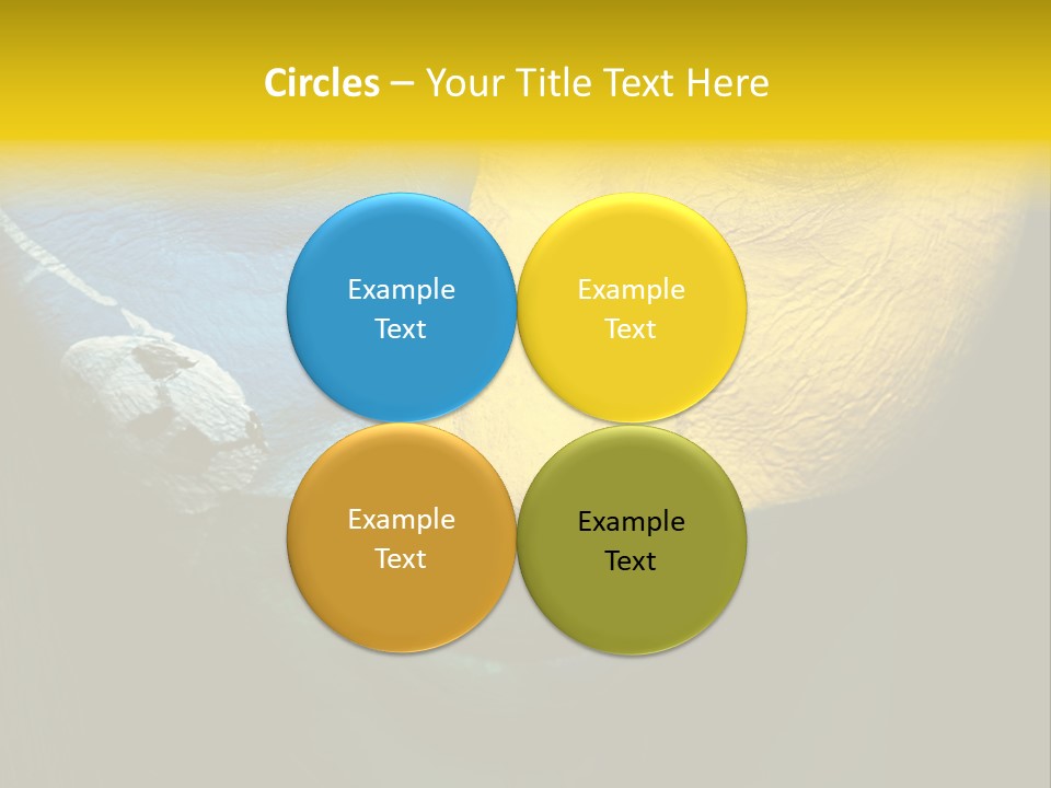 Facial Paint Evil PowerPoint Template