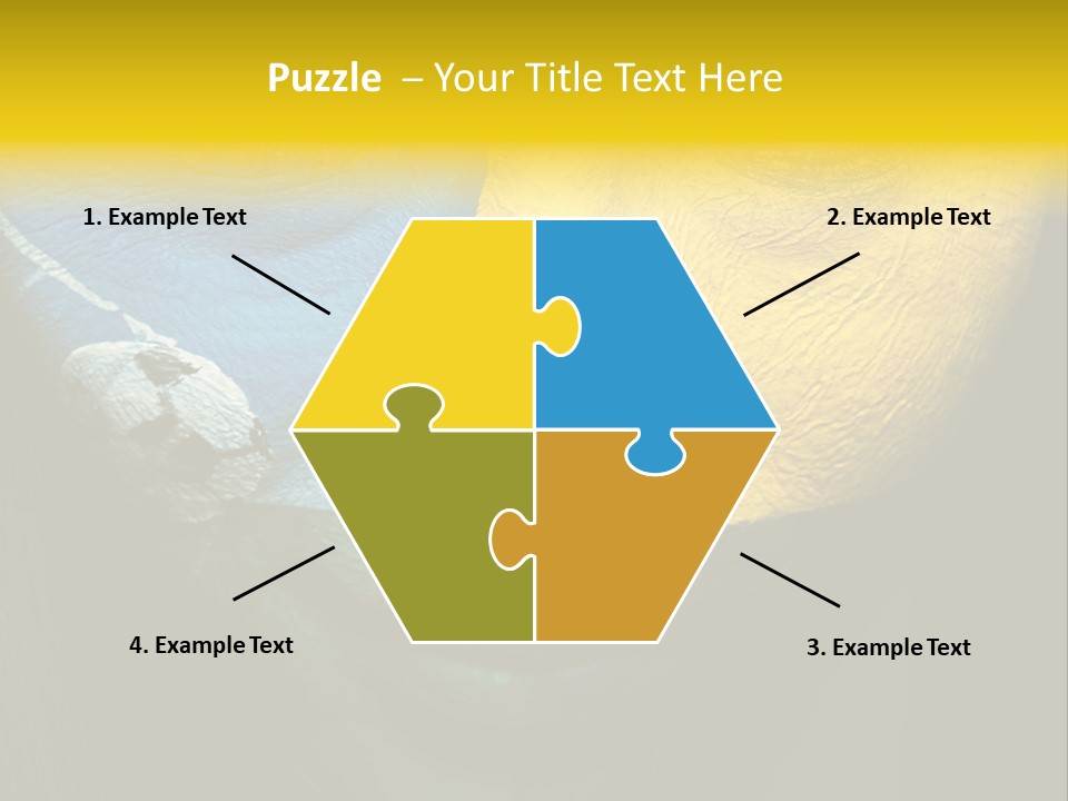 Facial Paint Evil PowerPoint Template