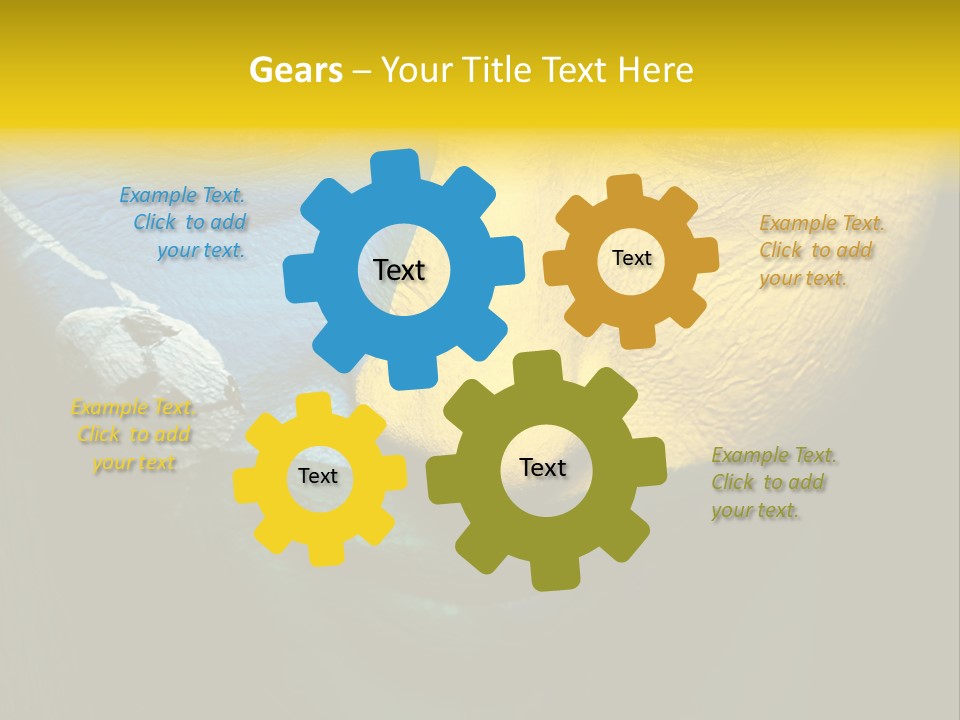 Facial Paint Evil PowerPoint Template