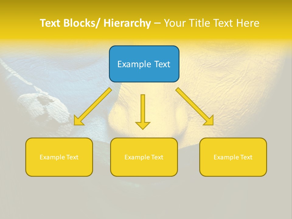 Facial Paint Evil PowerPoint Template