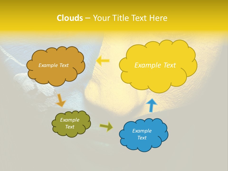 Facial Paint Evil PowerPoint Template