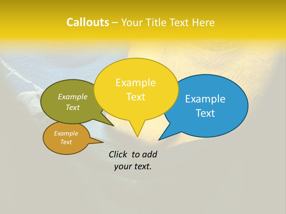 Facial Paint Evil PowerPoint Template