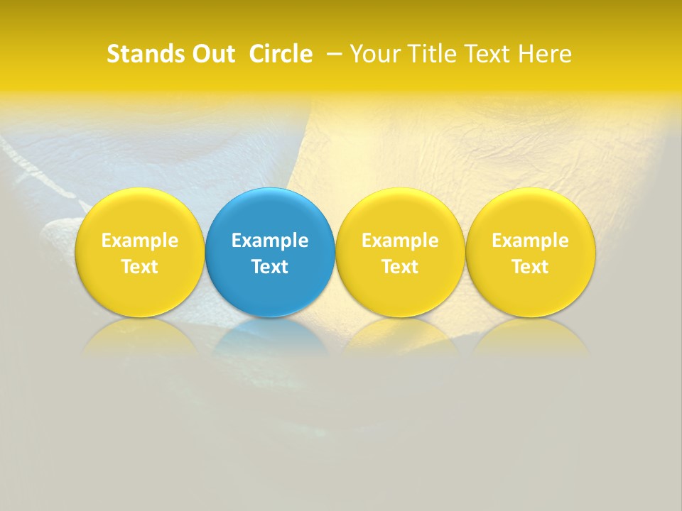 Facial Paint Evil PowerPoint Template