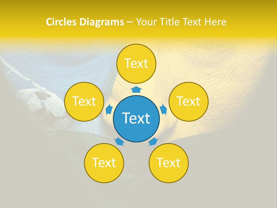 Facial Paint Evil PowerPoint Template