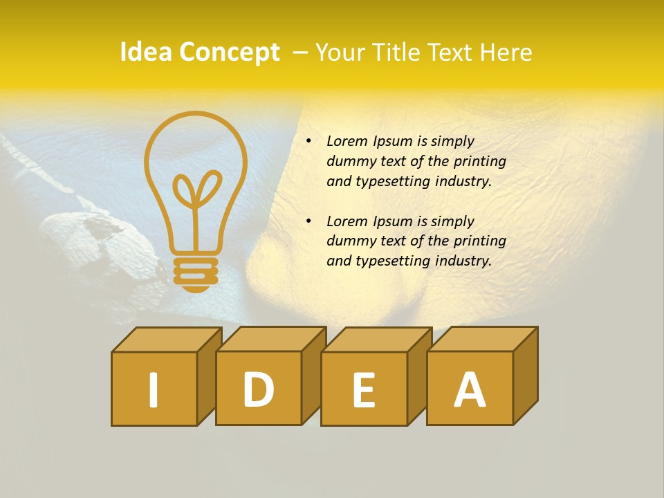 Facial Paint Evil PowerPoint Template