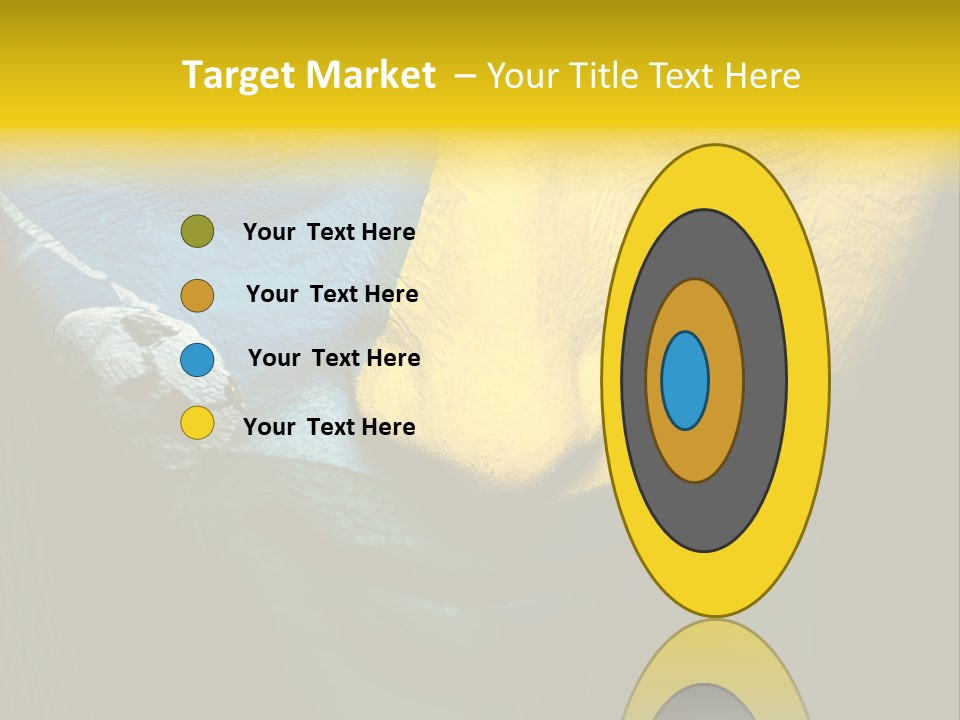 Facial Paint Evil PowerPoint Template