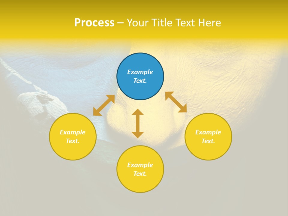 Facial Paint Evil PowerPoint Template