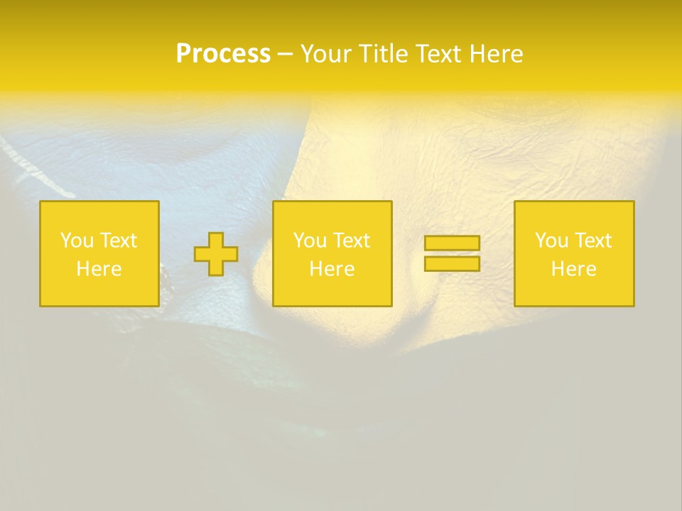 Facial Paint Evil PowerPoint Template