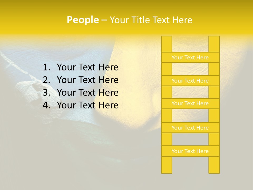 Facial Paint Evil PowerPoint Template