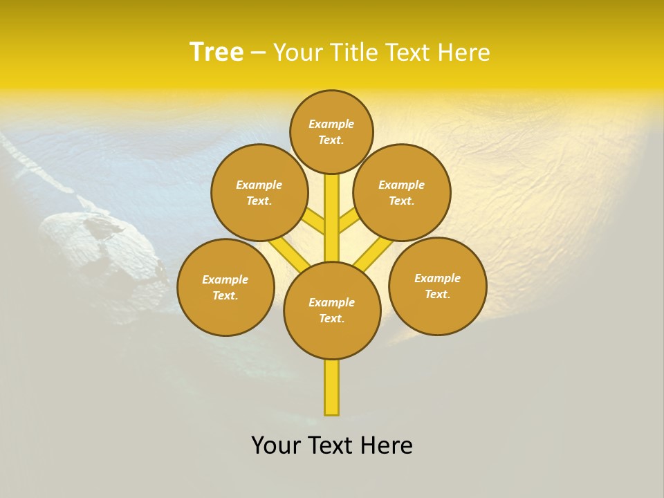 Facial Paint Evil PowerPoint Template