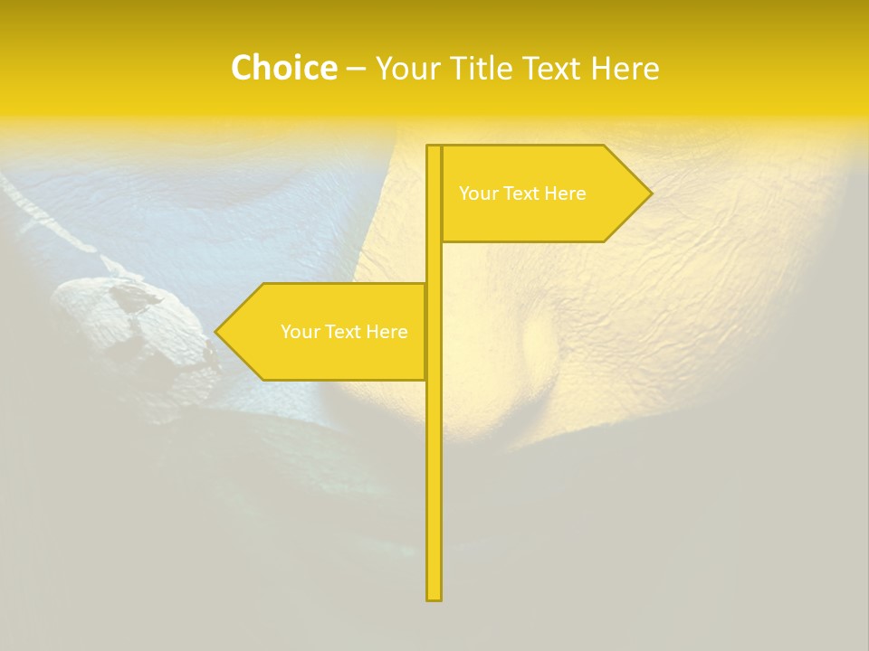 Facial Paint Evil PowerPoint Template