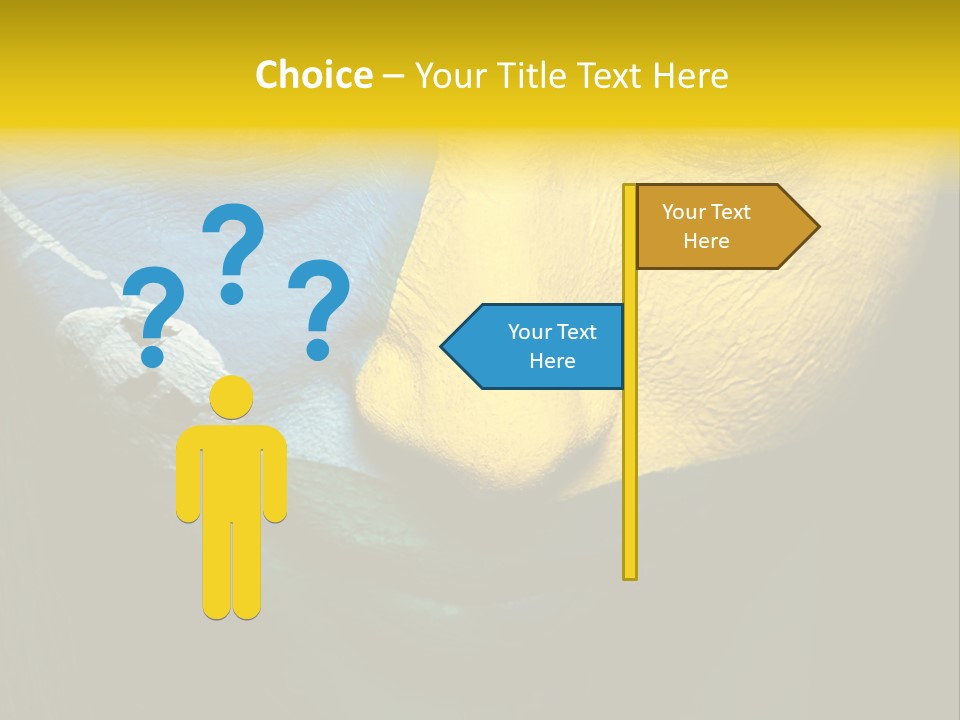 Facial Paint Evil PowerPoint Template