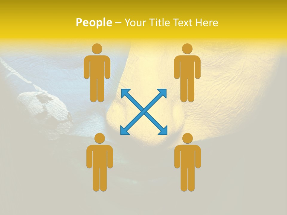 Facial Paint Evil PowerPoint Template