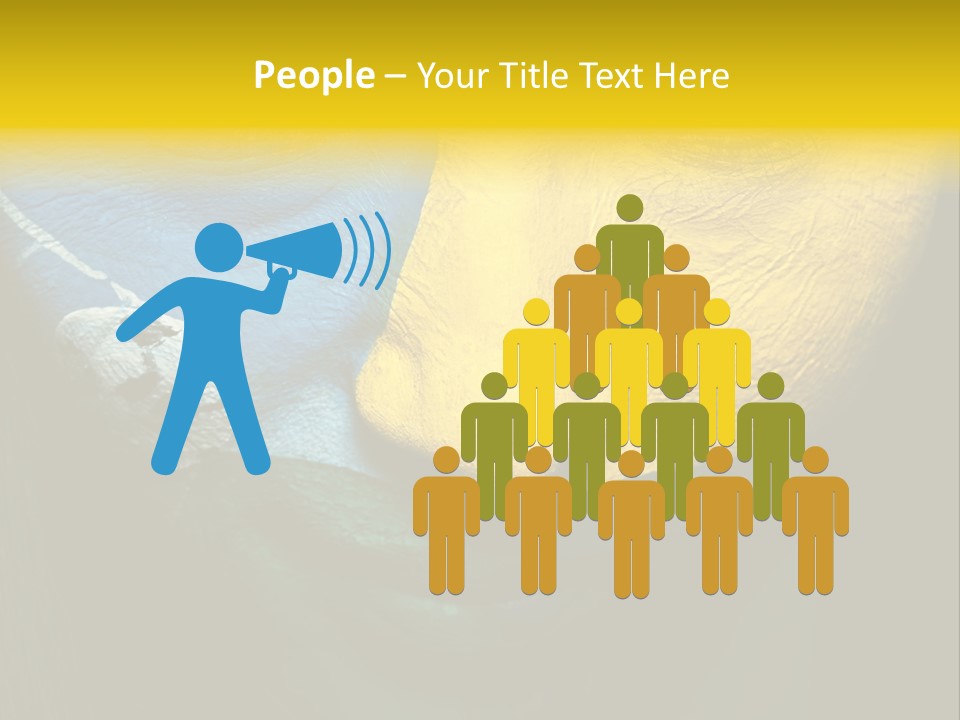 Facial Paint Evil PowerPoint Template