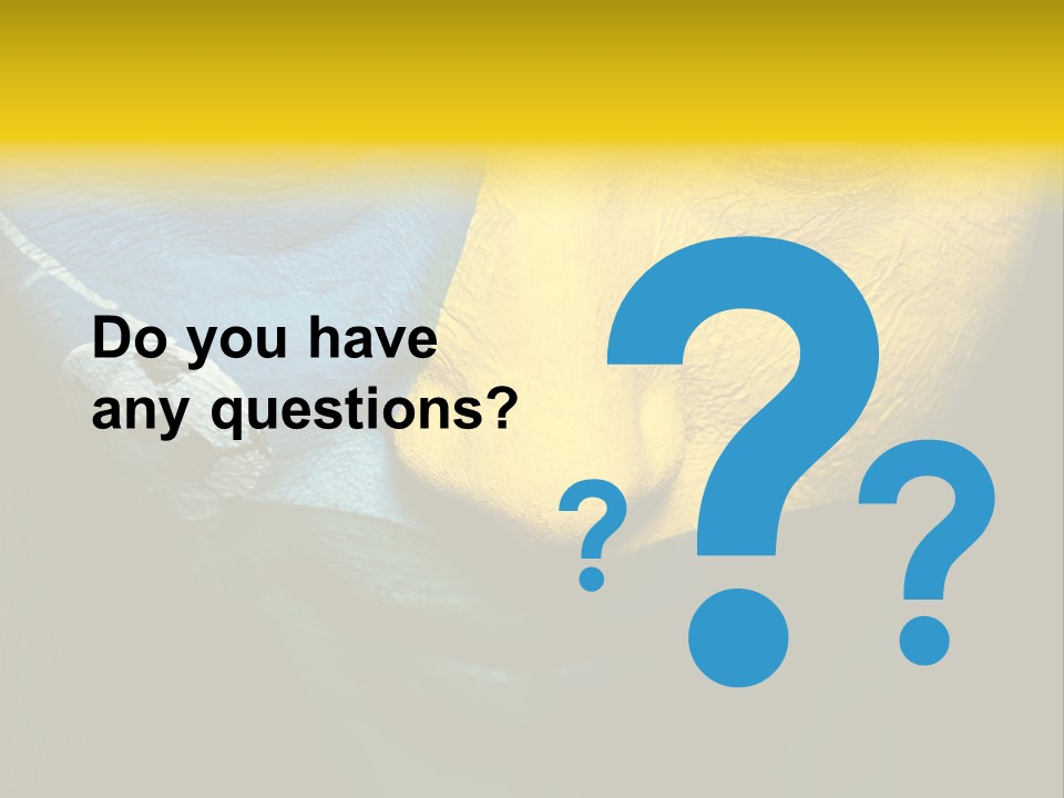 Facial Paint Evil PowerPoint Template