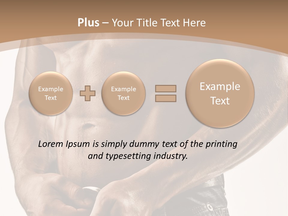 Fit Gorgeous Exercise PowerPoint Template