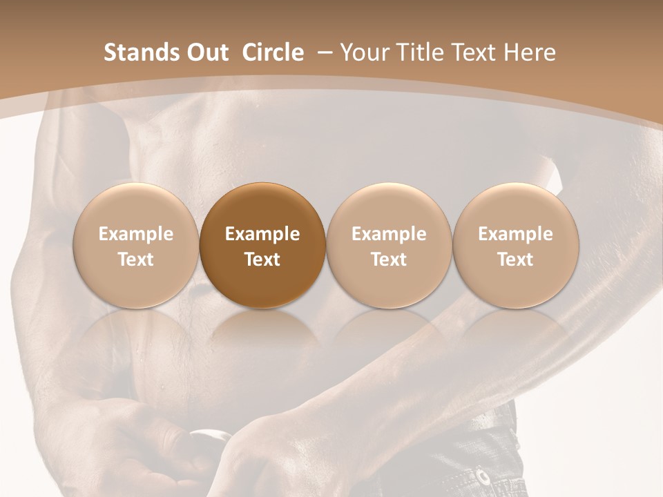 Fit Gorgeous Exercise PowerPoint Template