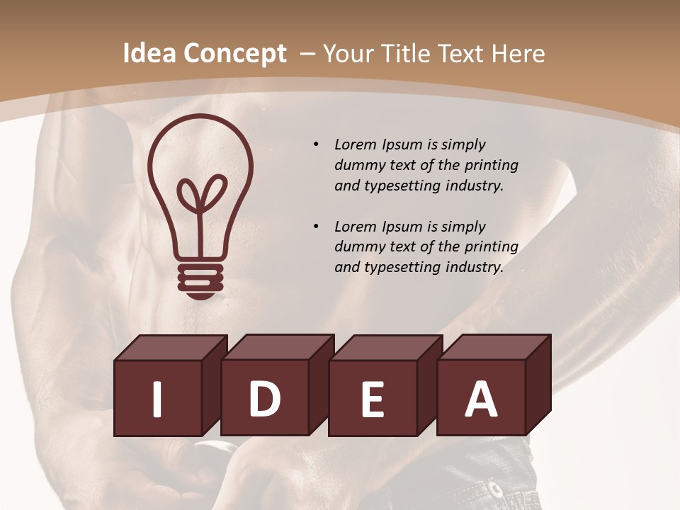 Fit Gorgeous Exercise PowerPoint Template