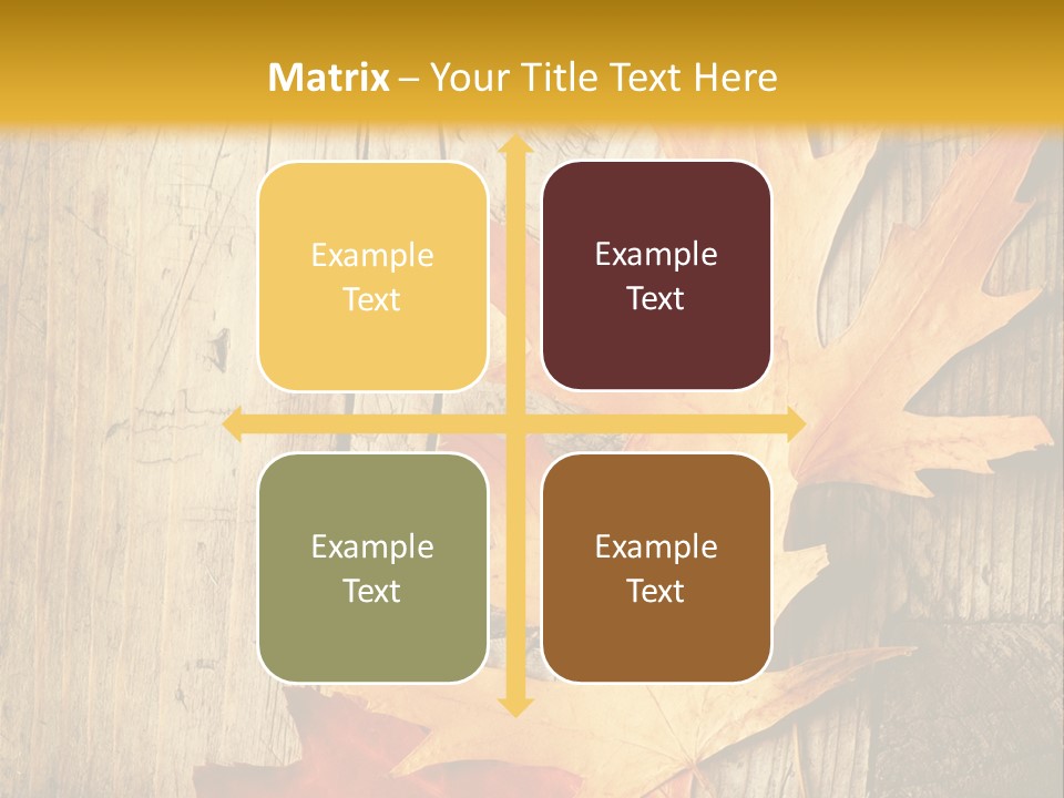 Autumn Menus PowerPoint Template