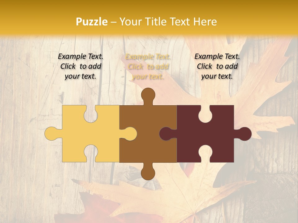 Autumn Menus PowerPoint Template