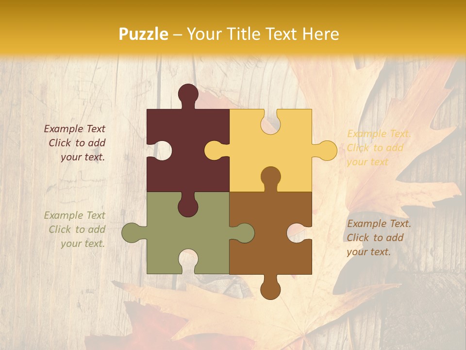 Autumn Menus PowerPoint Template