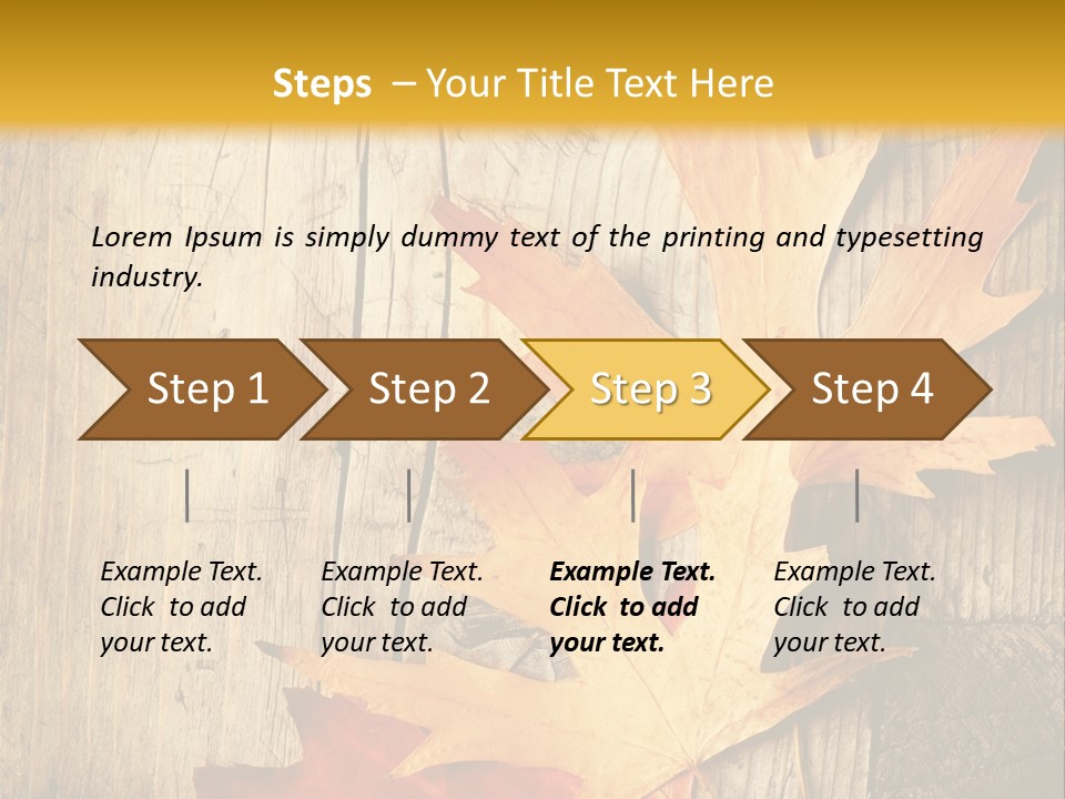 Autumn Menus PowerPoint Template