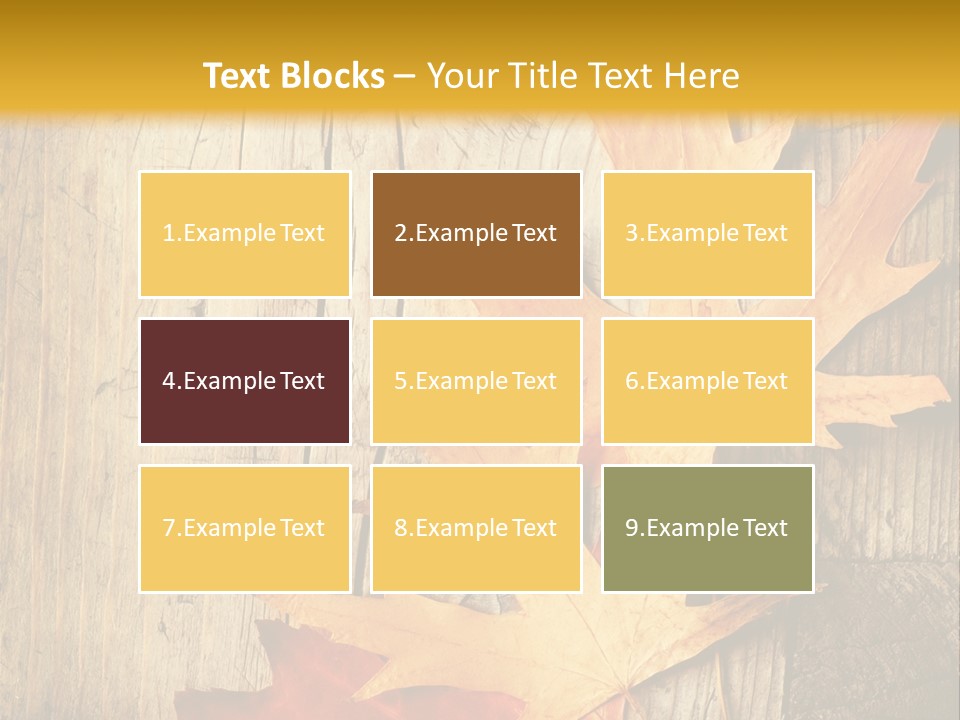 Autumn Menus PowerPoint Template
