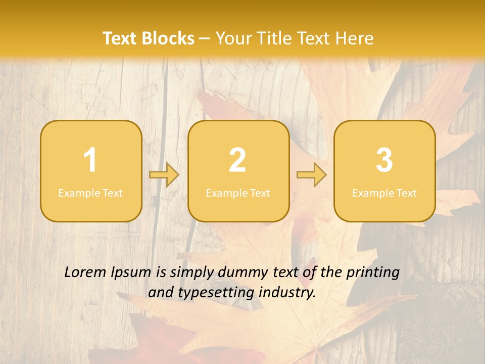 Autumn Menus PowerPoint Template