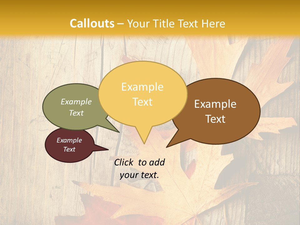 Autumn Menus PowerPoint Template