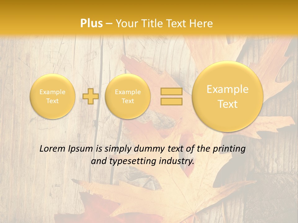 Autumn Menus PowerPoint Template