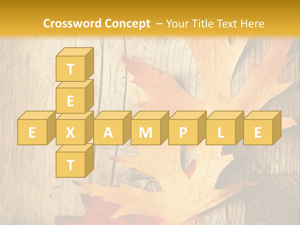 Autumn Menus PowerPoint Template